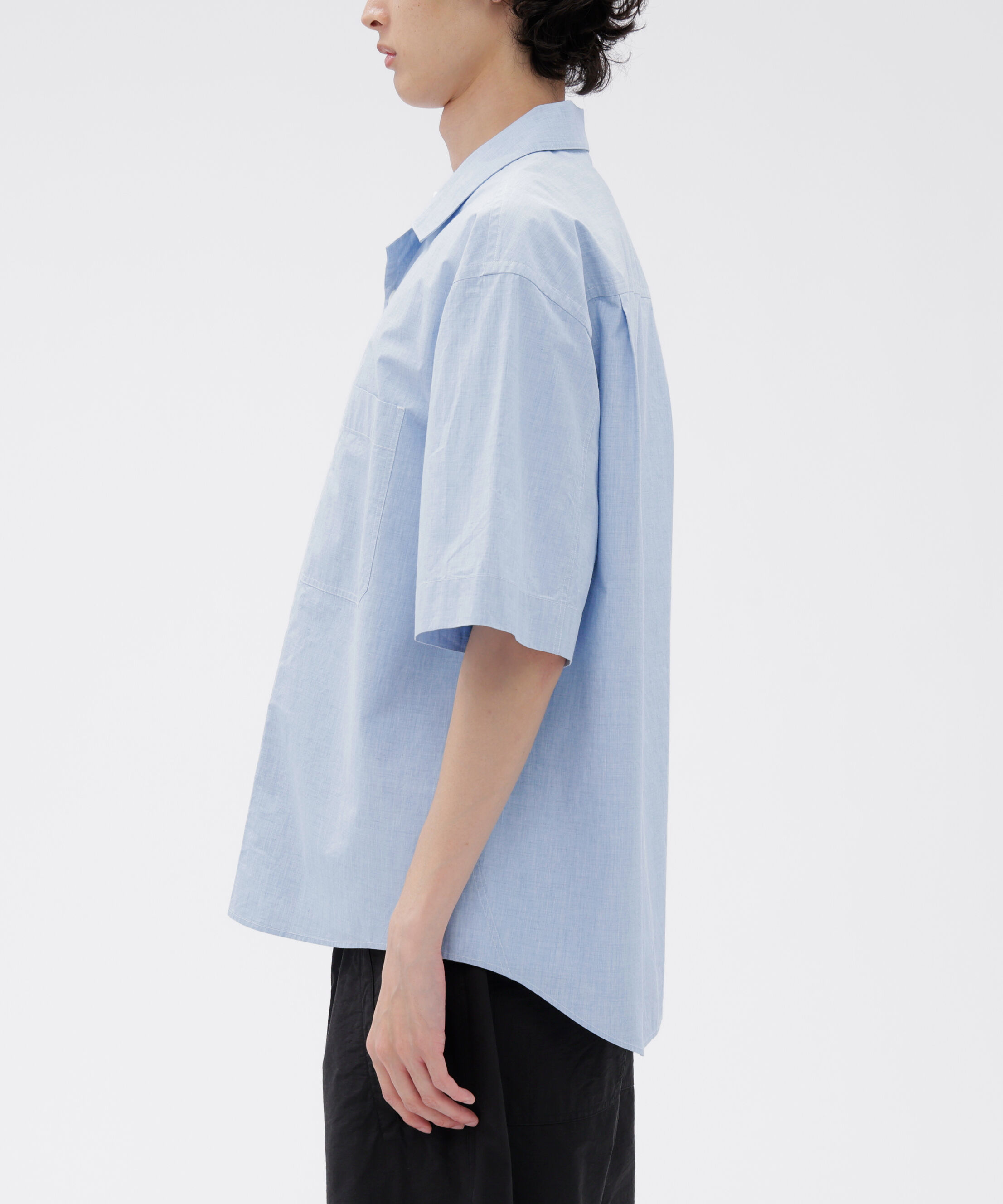 MHL.「HIGHCOUNT TOP DYED COTTON SHIRT」|シャツ・ブラウス|