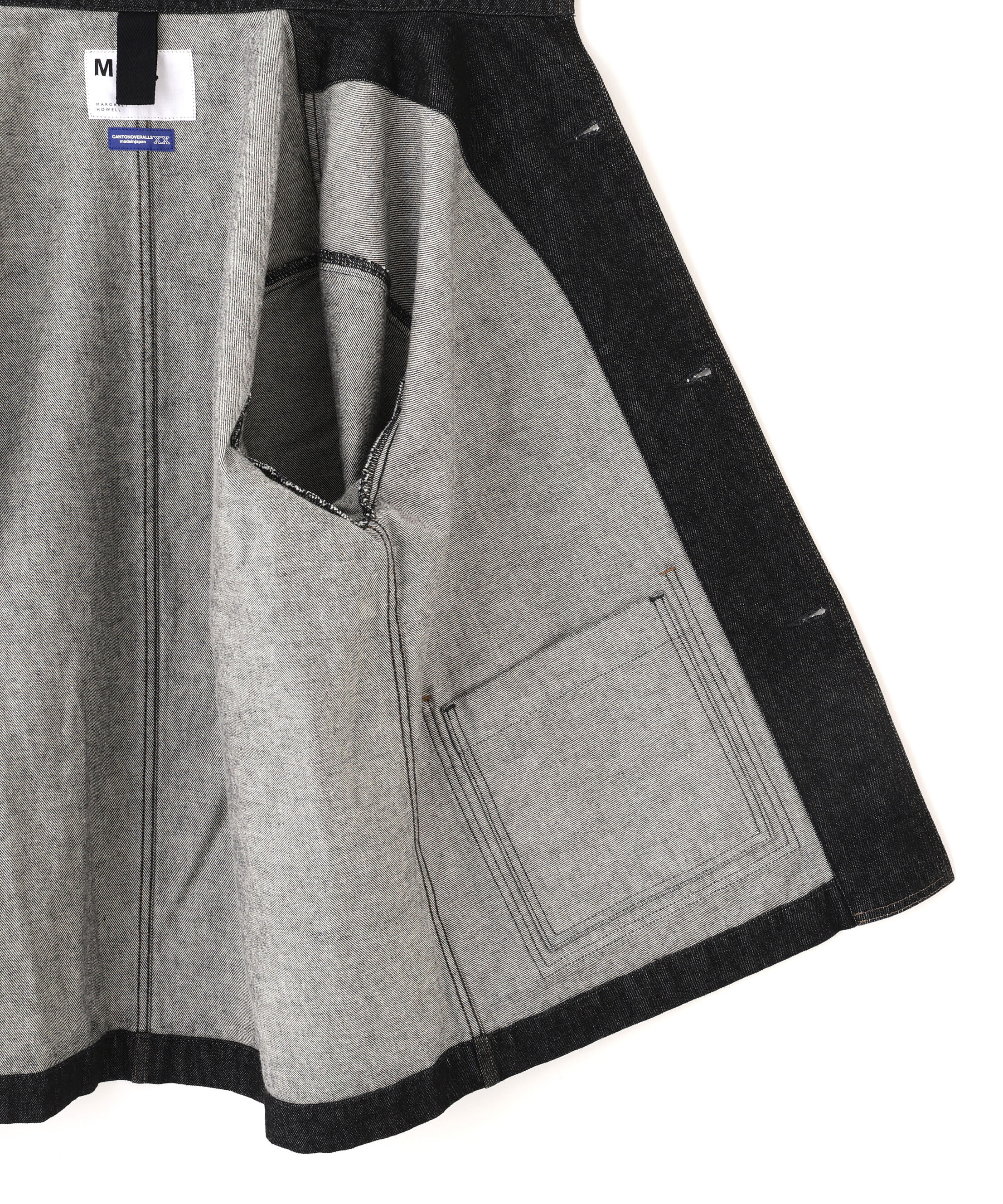 MHL.「CANTON BLACK DENIM BLOUSON」|ブルゾン・スタジャン|