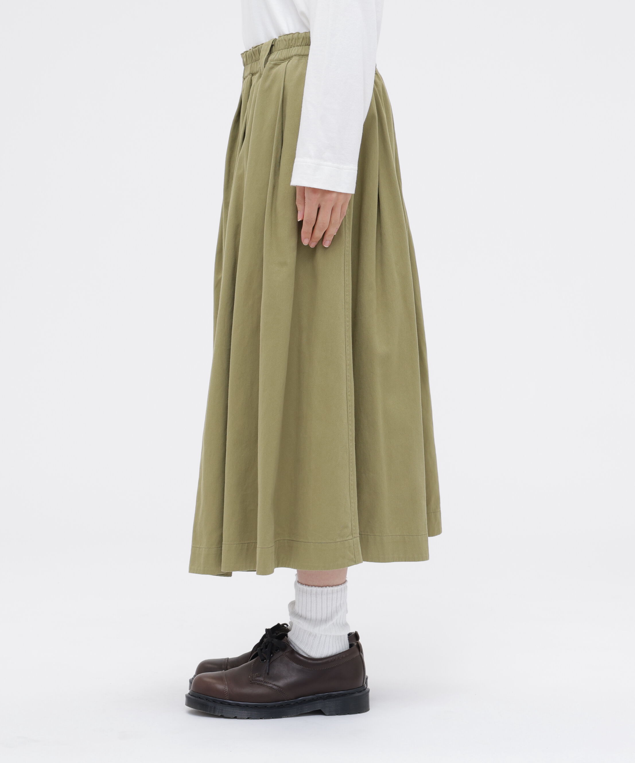 MHL.「FINE COTTON CHINO TWILL SKIRT」|スカート|