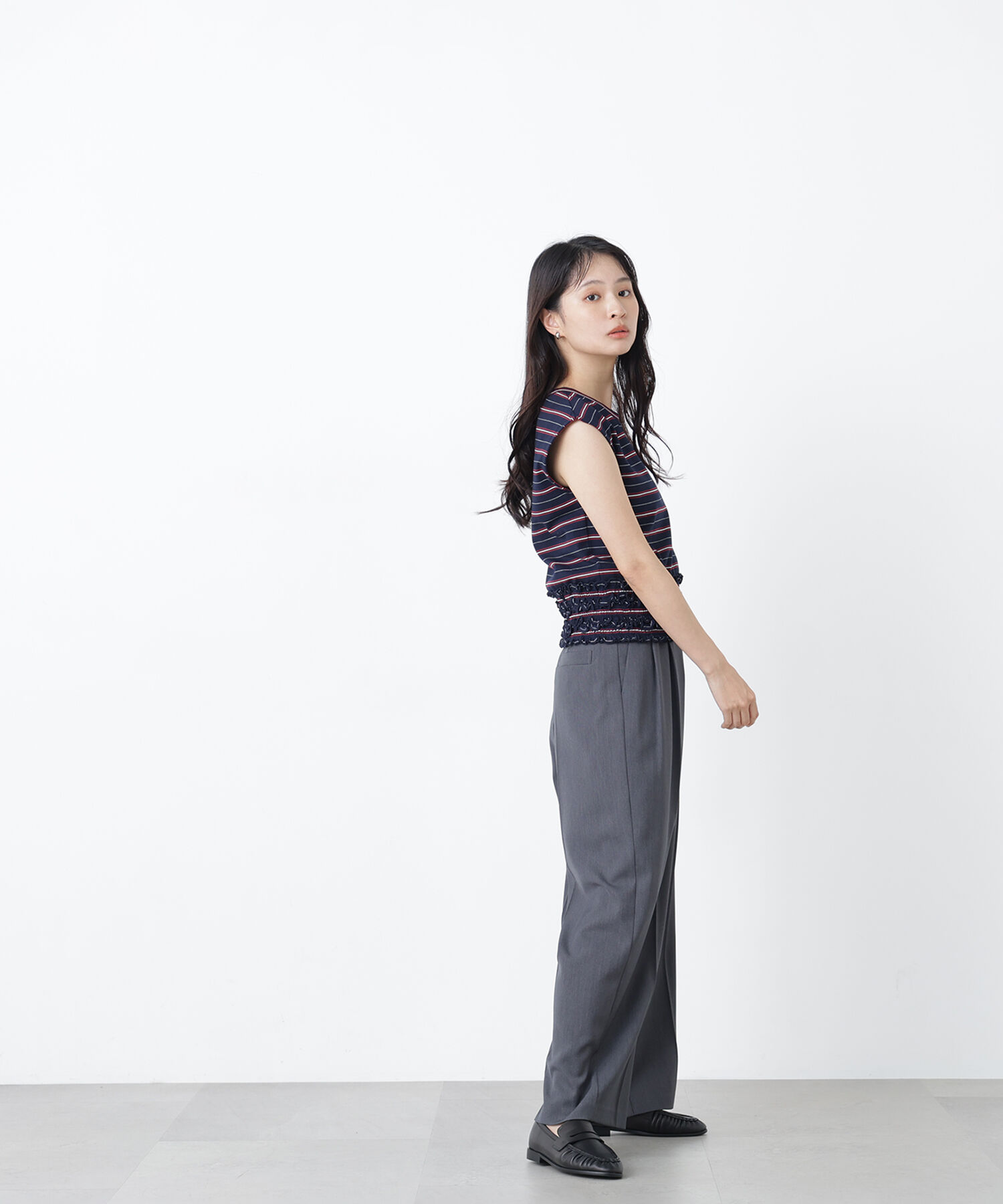  「〈N.〉ランダムボーダトップス」|Tシャツ・カットソー|