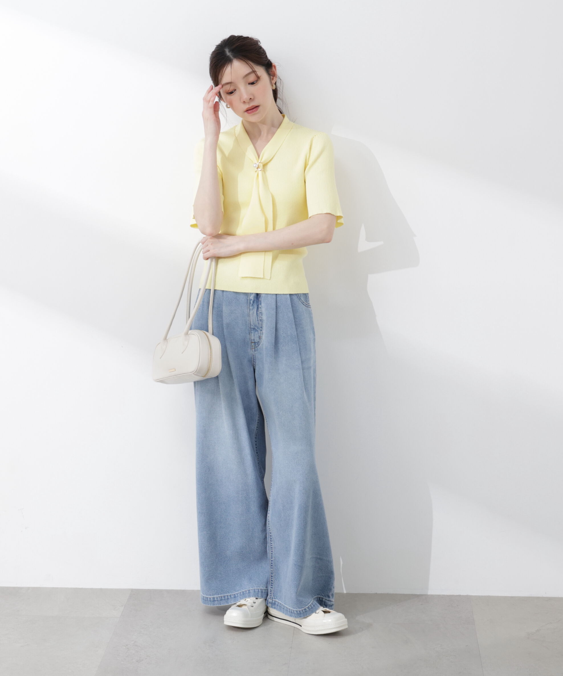 PROPORTION BODY DRESSING「3wayタイ付きニット 26SS」|ニット・セーター|