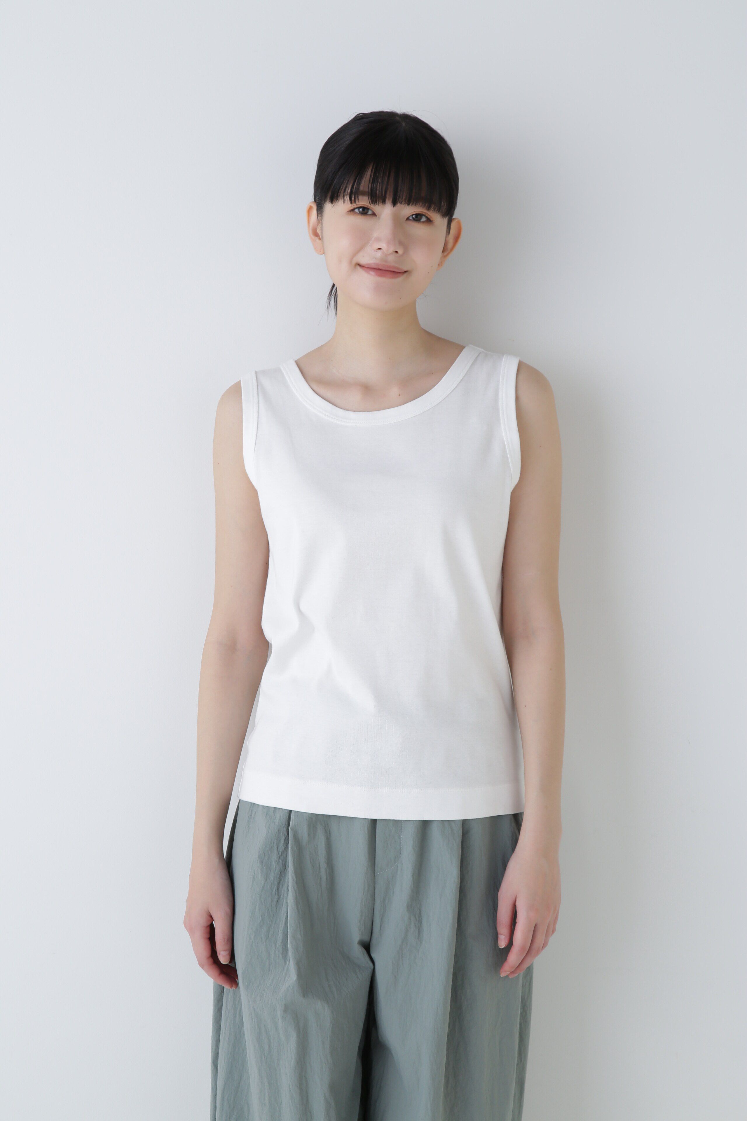  「◆オーガニックコットンフライスタンクトップ」|Tシャツ・カットソー|