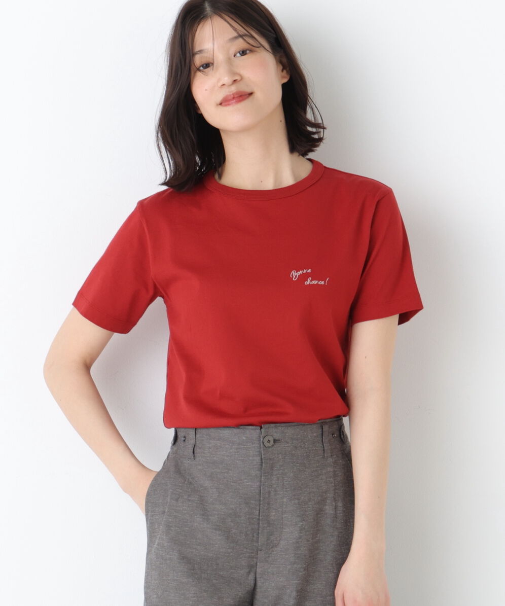  「◆Ｂｏｎｎｅ　ｃｈａｎｃｅ　刺繍ロゴＴシャツ」|Tシャツ・カットソー|