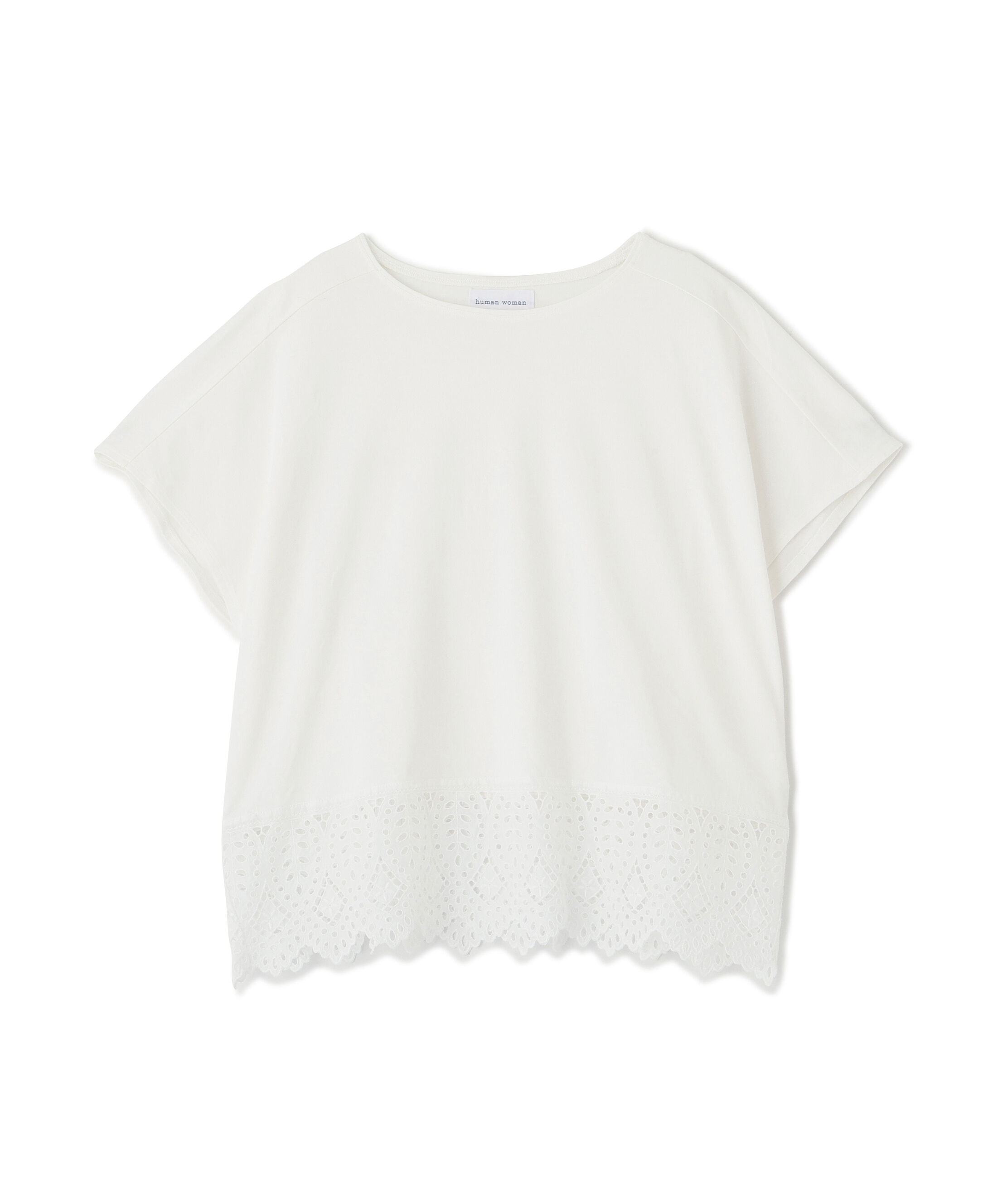  「◆《洗える》 レースカットソー」|Tシャツ・カットソー|