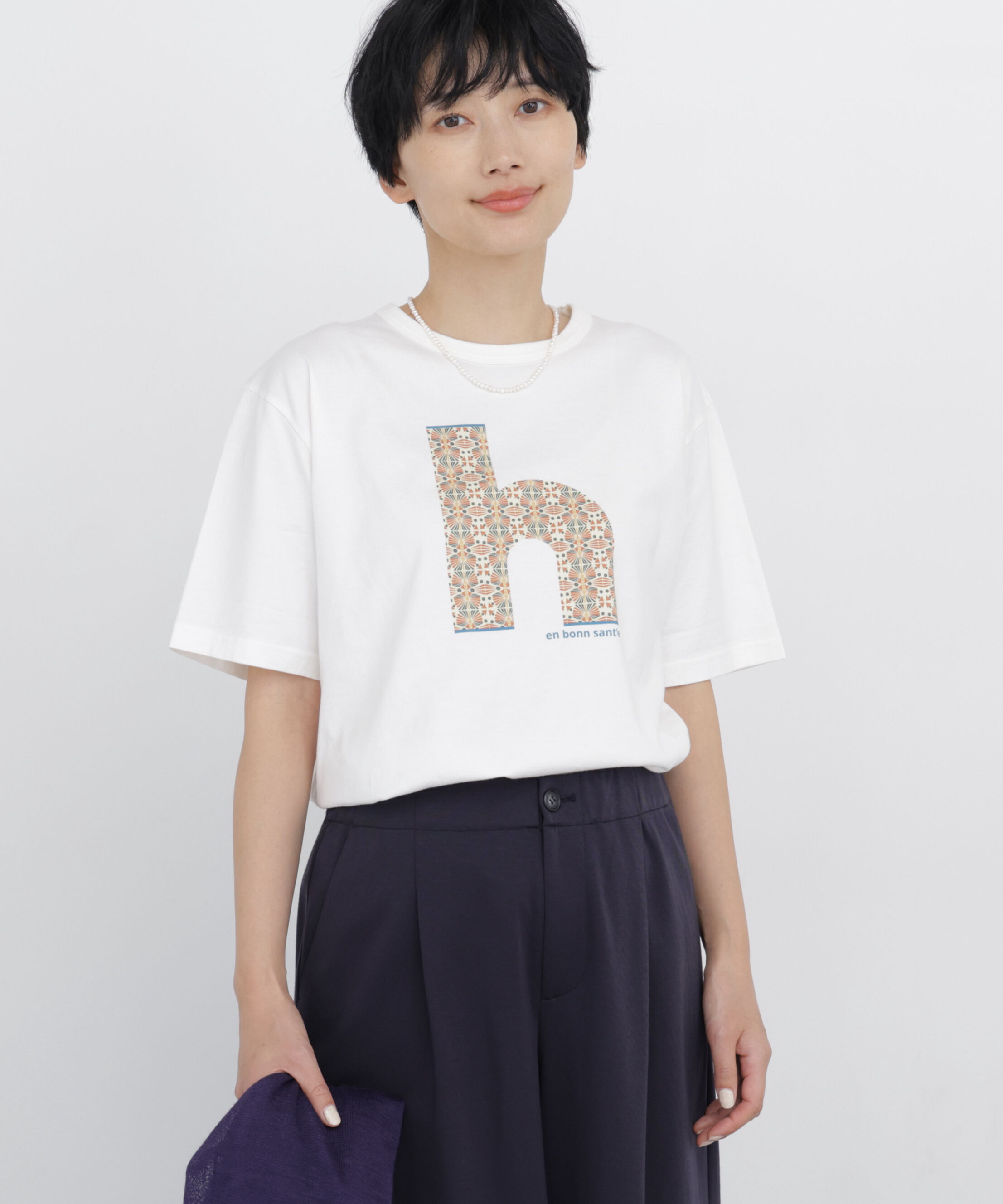  「《 大人気！ / CLOUDYコラボ 》アフリカンモチーフ プリントＴシャツ」|Tシャツ・カットソー|ホワイト