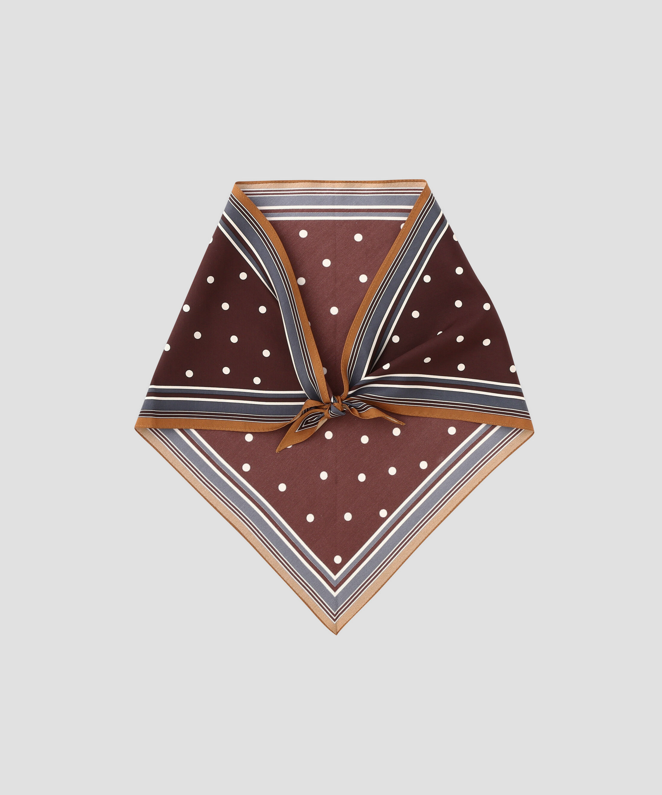  「FRAME SPOT SCARF」|バンダナ・スカーフ|DARK WINE1