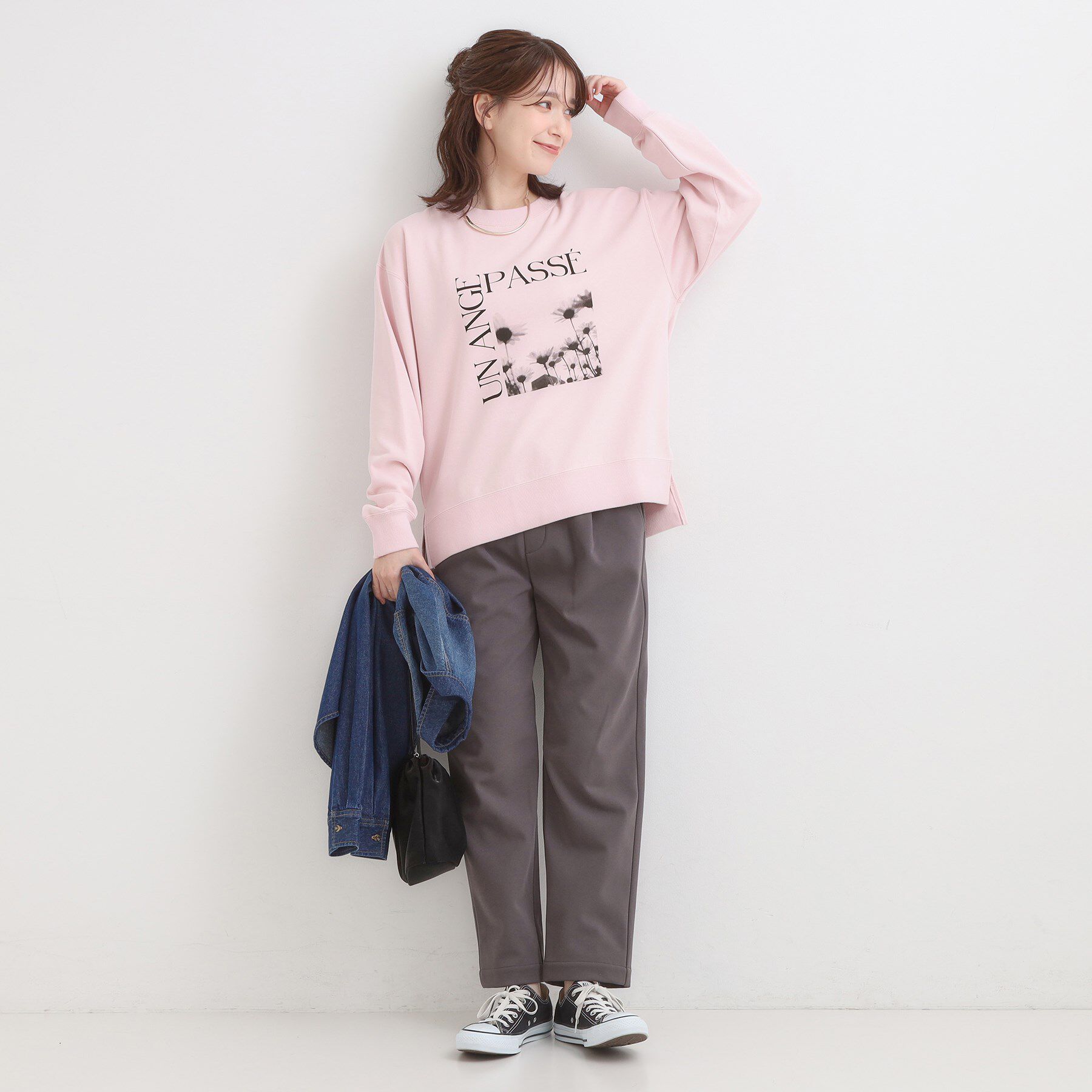 SHOO･LA･RUE「グラフィックアソート裏毛スウェット」|パーカー|