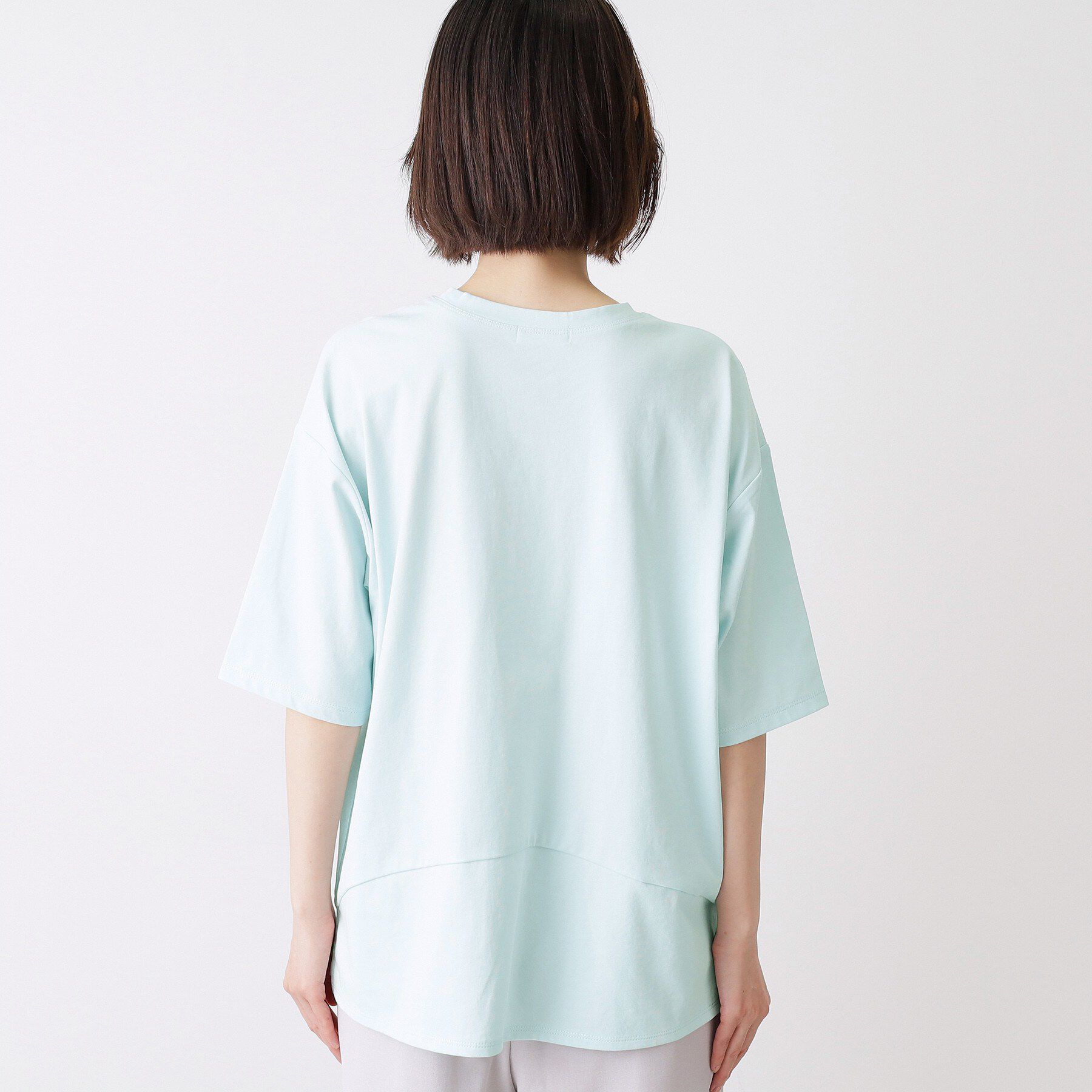 Dessin「【UVカット/接触冷感】プレーティングTシャツ」|Tシャツ・カットソー|