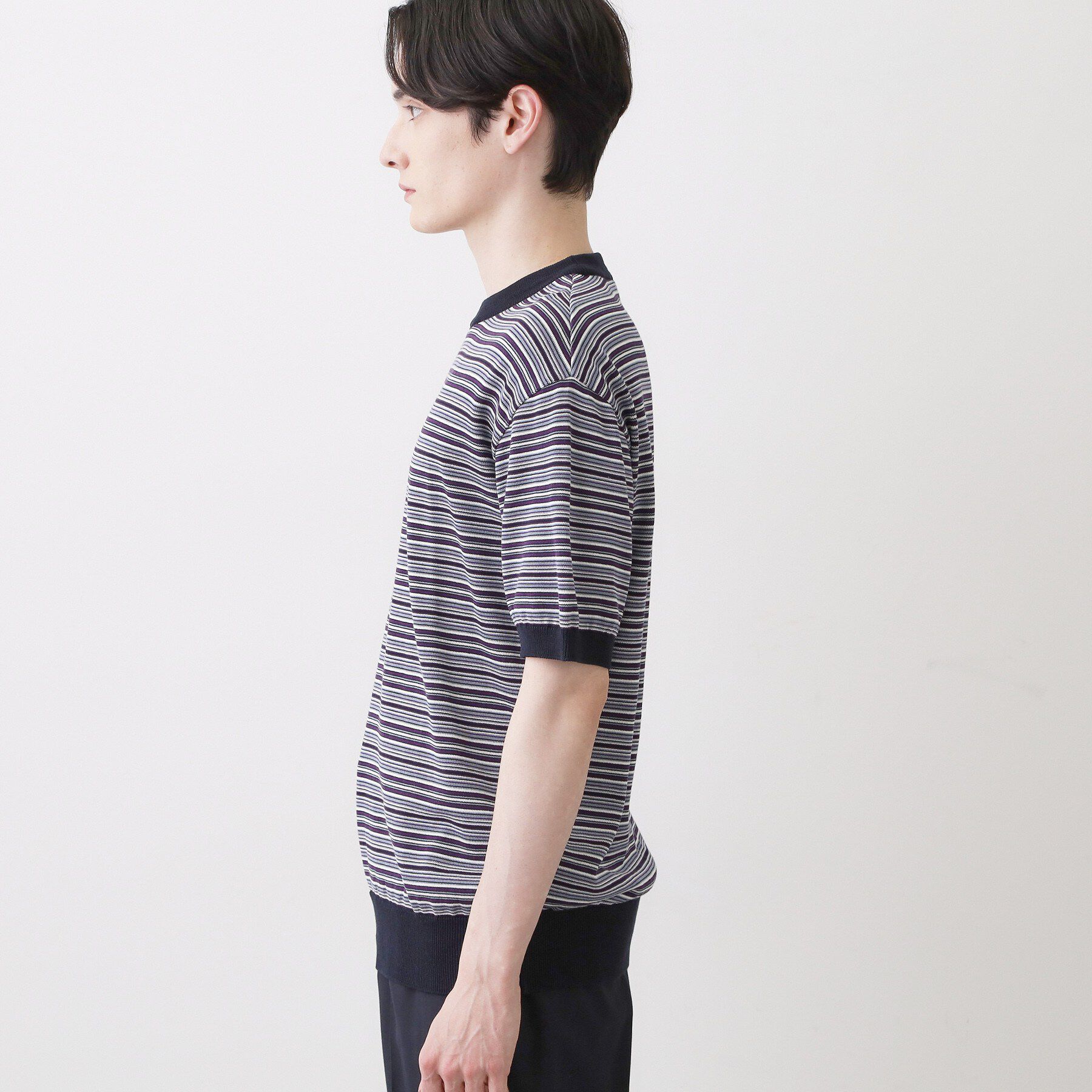Dessin「【洗える】日本製ニットTシャツ」|Tシャツ・カットソー|