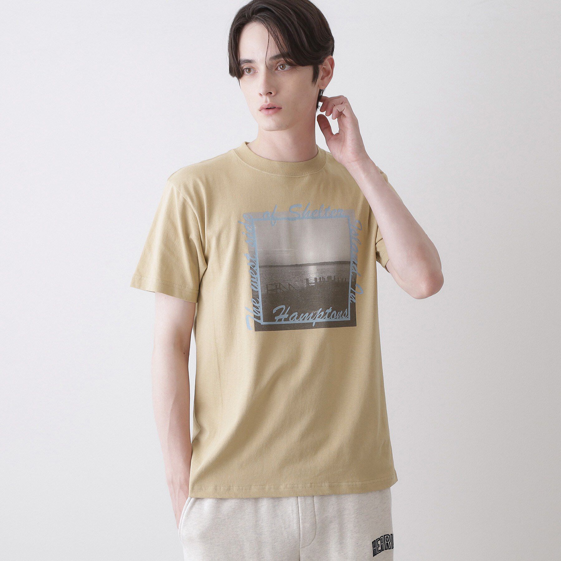 Dessin「グラフィックTシャツ」|Tシャツ・カットソー|ベージュ(052)