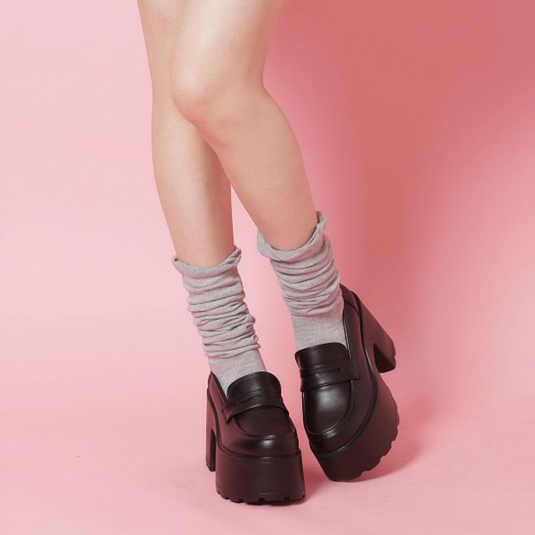 csT&P「厚底ローファーパンプス」|パンプス|