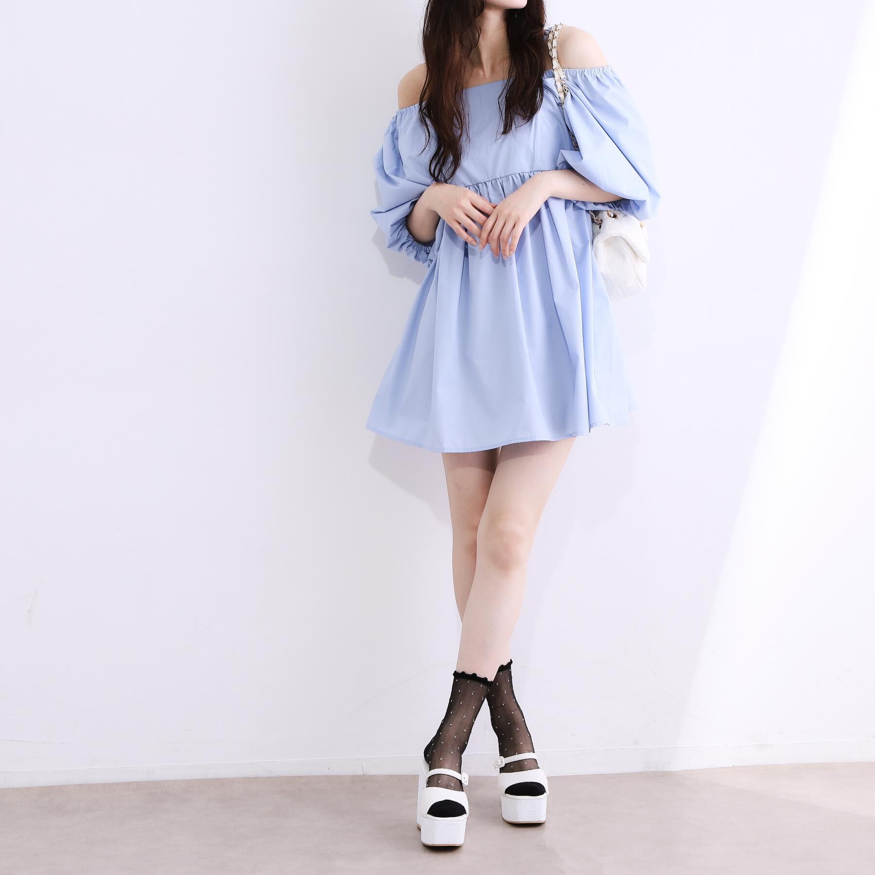 ESPERANZA「【ラク盛り／サンダル】 リピーター続出／脚長美脚 グリッターソールツイードミュール」|サンダル|