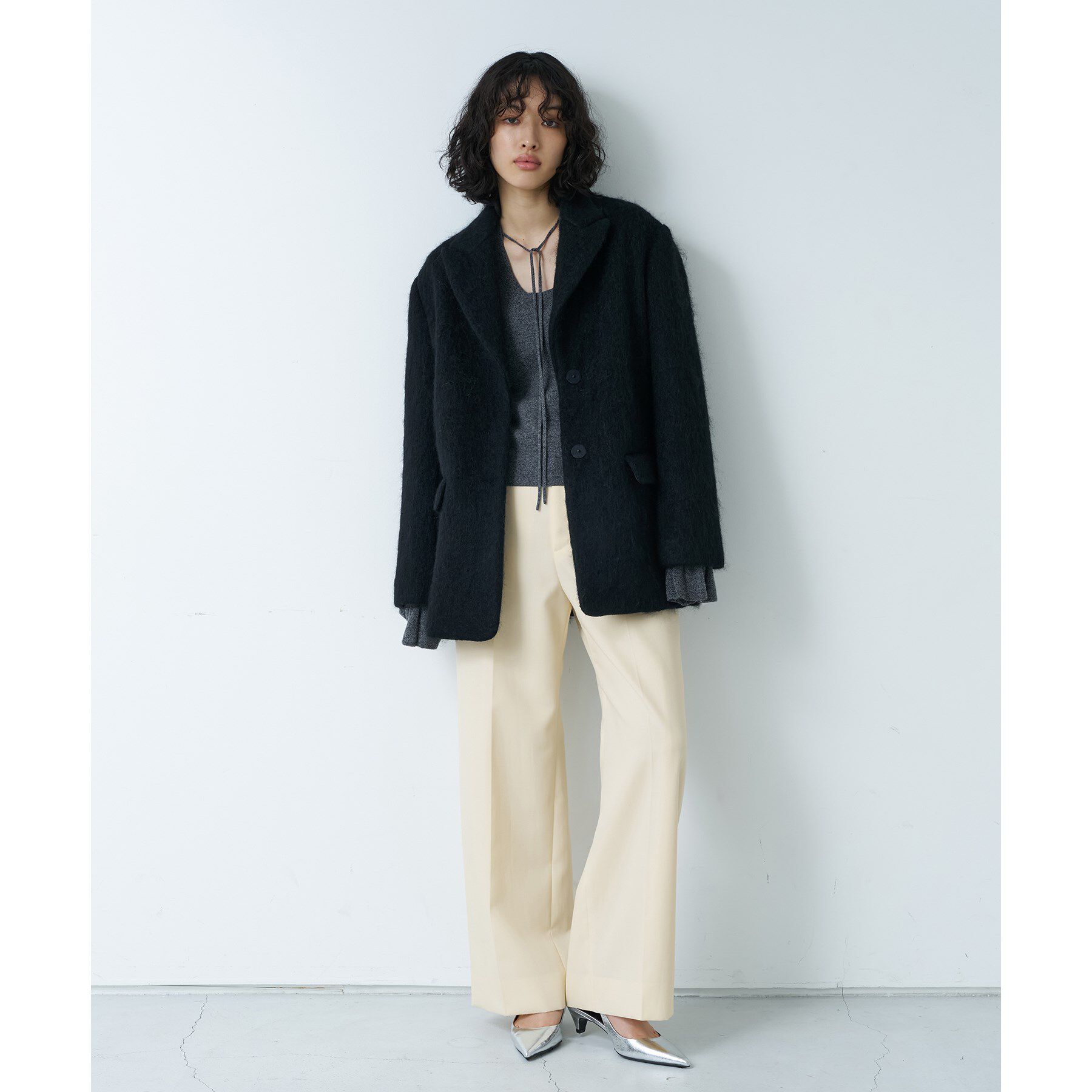 CODE A「shaggy jacket coat」|チェスターコート|