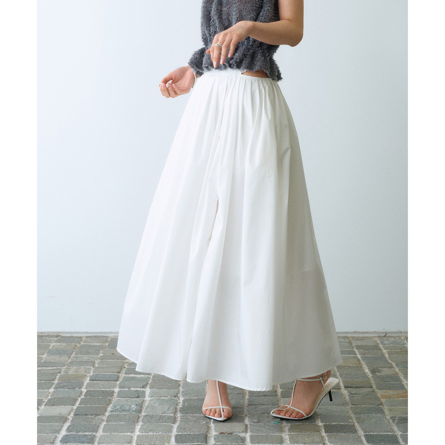 CODE A「side slit volume skirt」|スカート|