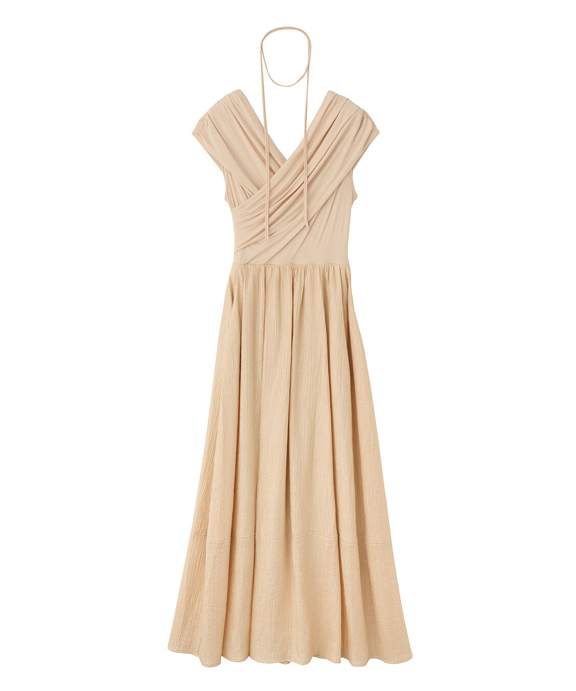 COCO DEAL「カシュクールカットドッキングワンピース」|ワンピース|