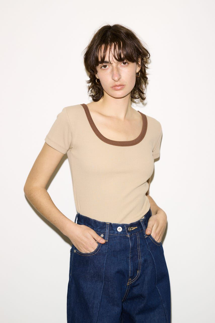 SLY「RINGER Tシャツ」|Tシャツ・カットソー|BEG