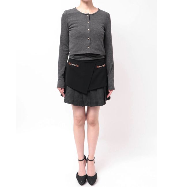 RESEXXY「シャイニーチュールアンサンブルトップス」|カーディガン|