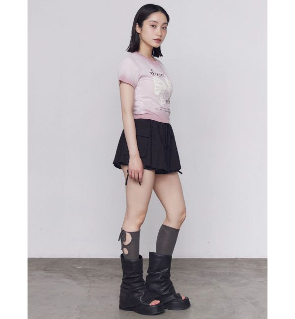 EMODA「リボンプリントTシャツ」|Tシャツ・カットソー|