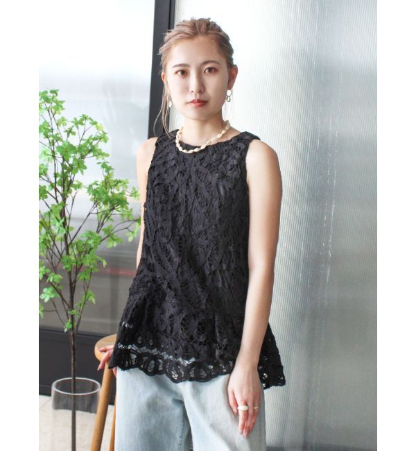 Ungrid「バテンレーストップス」|Tシャツ・カットソー|