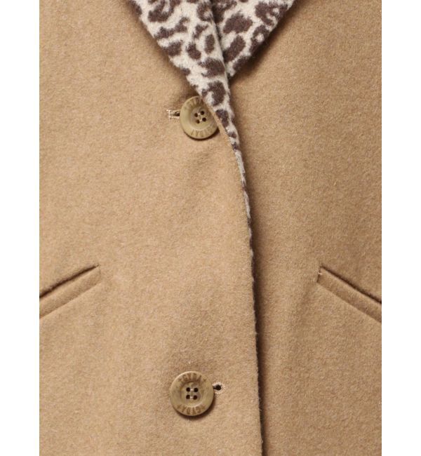 GYDA「leopard slim longコート」|ダウン|