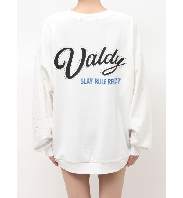 GYDA「Valdy studded bijouスウェットトップス」|スウェット・ジャージ|