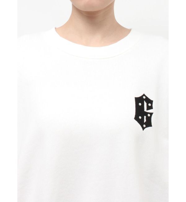 GYDA「Valdy studded bijouスウェットトップス」|スウェット・ジャージ|