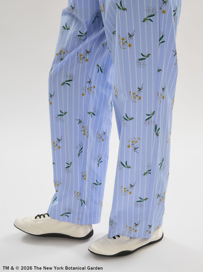 emmi atelier「【emmi&times;NYBG】ストライプリラックスパンツ【セットアップ対応】/ウォッシャブル」|チノ|