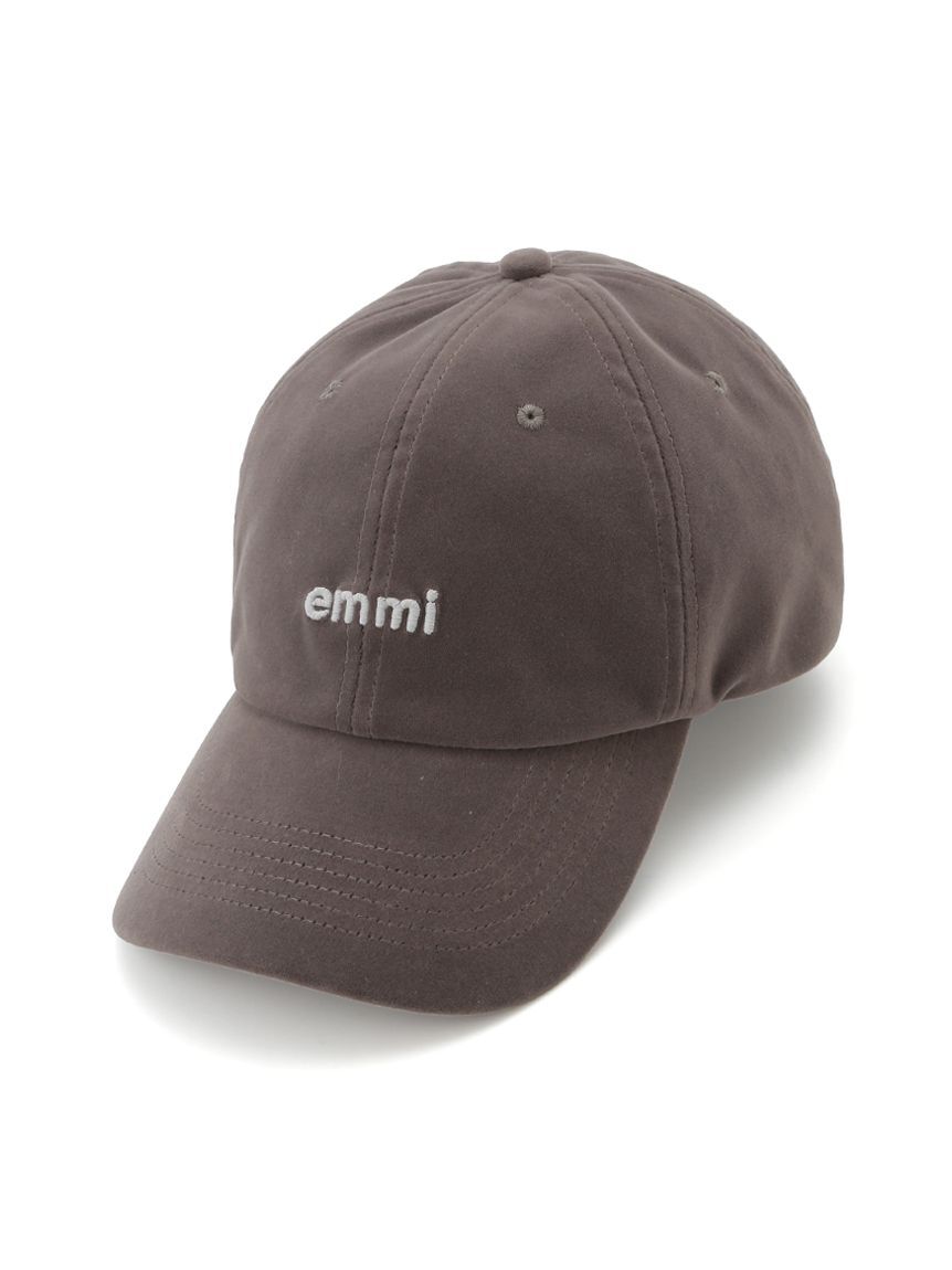 emmi atelier「ベロアドローコードキャップ」|キャップ・キャスケット|GRY
