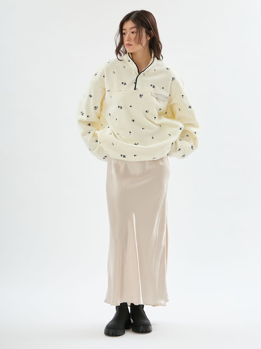 emmi atelier「ドロストフリースプルオーバー」|Tシャツ・カットソー|
