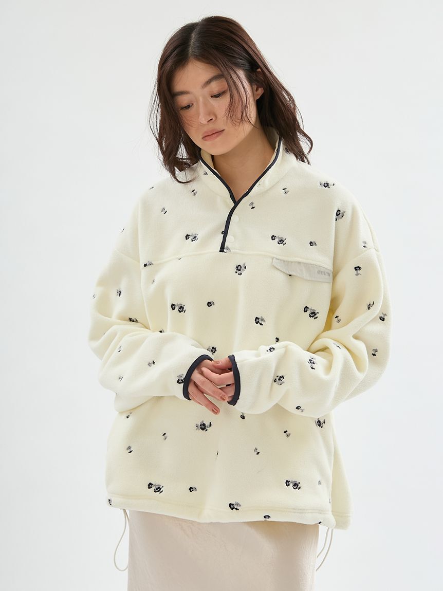 emmi atelier「ドロストフリースプルオーバー」|Tシャツ・カットソー|
