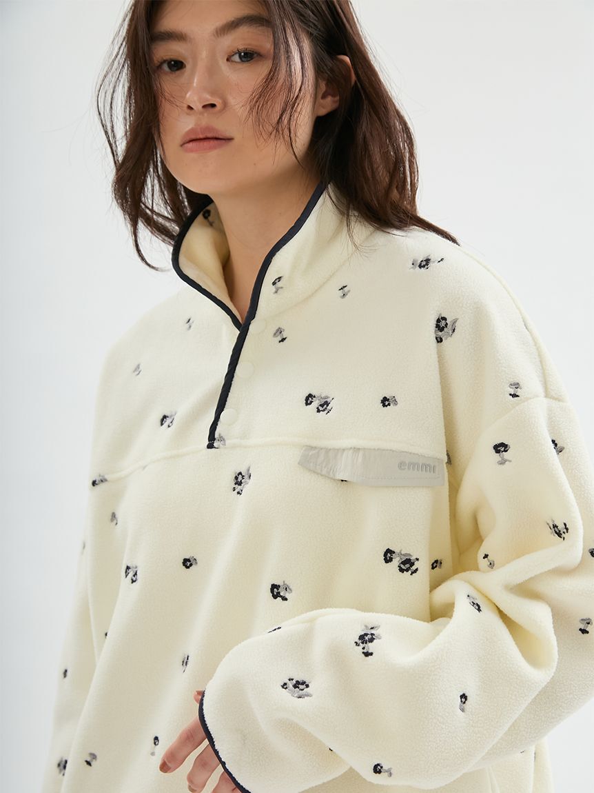 emmi atelier「ドロストフリースプルオーバー」|Tシャツ・カットソー|