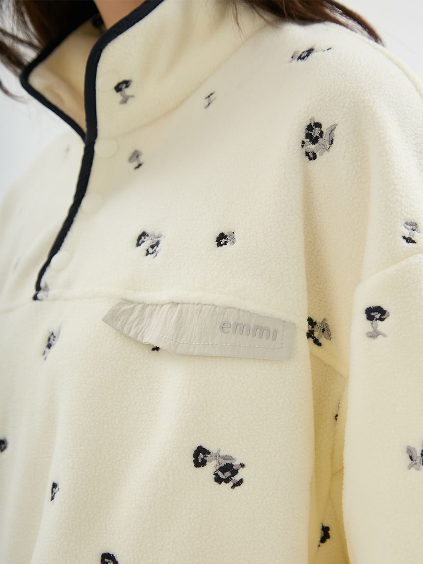 emmi atelier「ドロストフリースプルオーバー」|Tシャツ・カットソー|