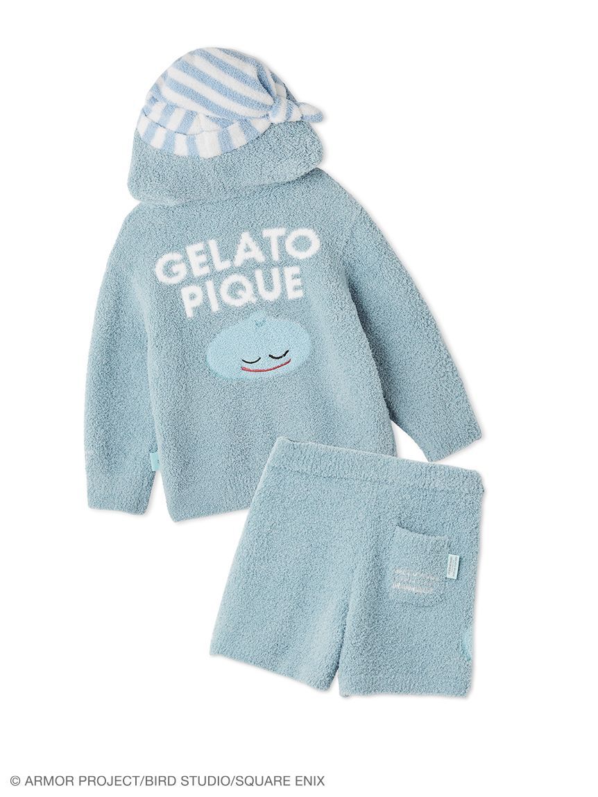 GELATO PIQUE KIDS & BABY「【ドラゴンクエスト】【キッズ】パウダースライムパーカ＆ハーフパンツセット」|ルームウェア|