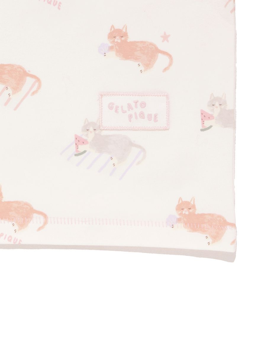 GELATO PIQUE KIDS & BABY「【KIDS】シーサイドキャット柄半袖Tシャツ」|ルームウェア|