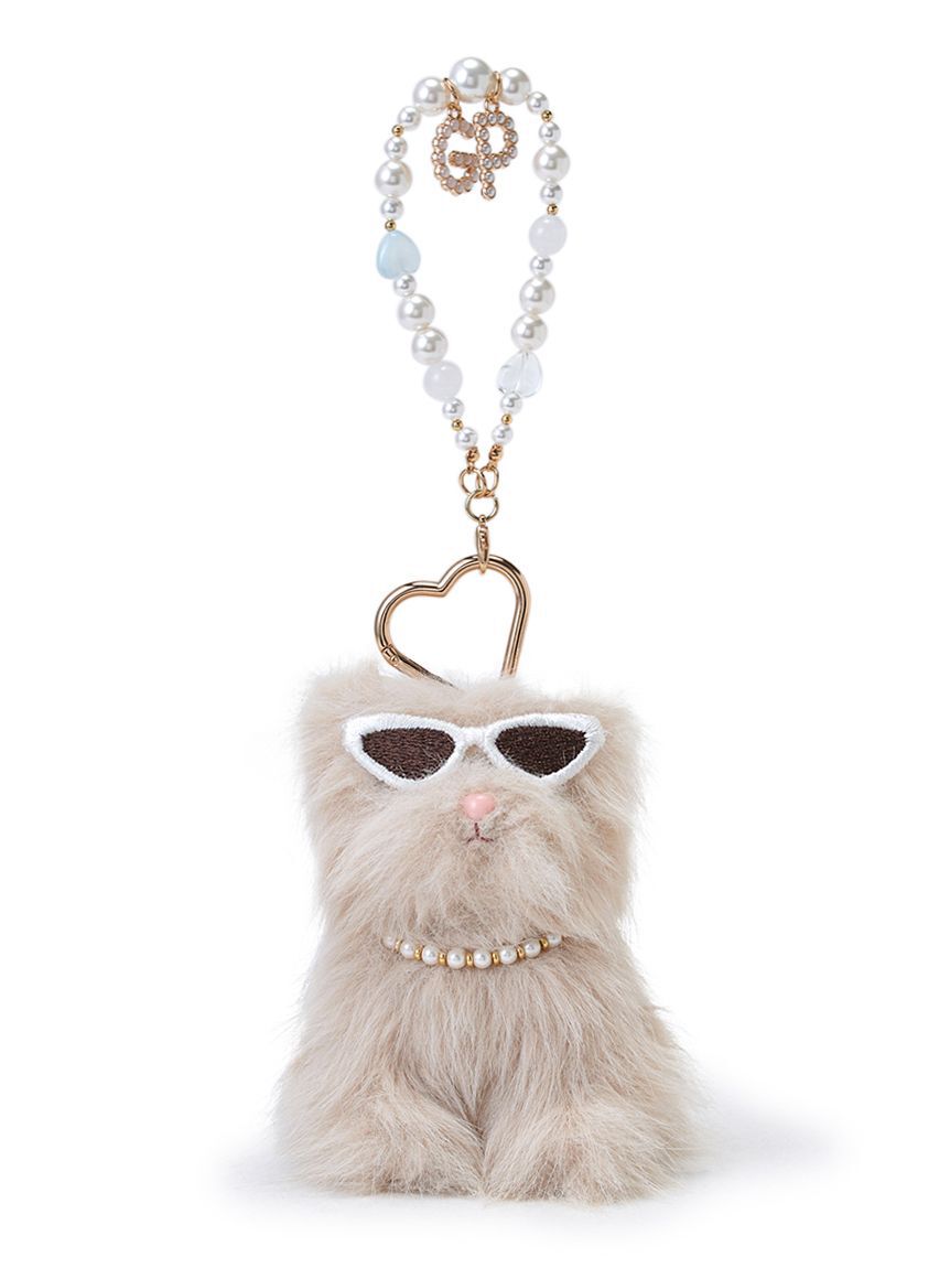 gelato pique「ファッションCATS&DOGSチャーム」|キーケース|BEG