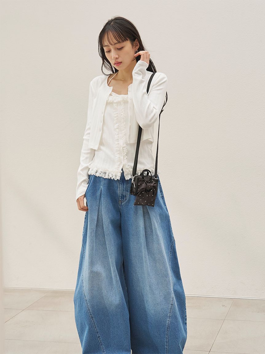 SNIDEL「【SNIDEL&times;LeSportsac】LG BOW MICRO BAG」|ショルダー・メッセンジャー|