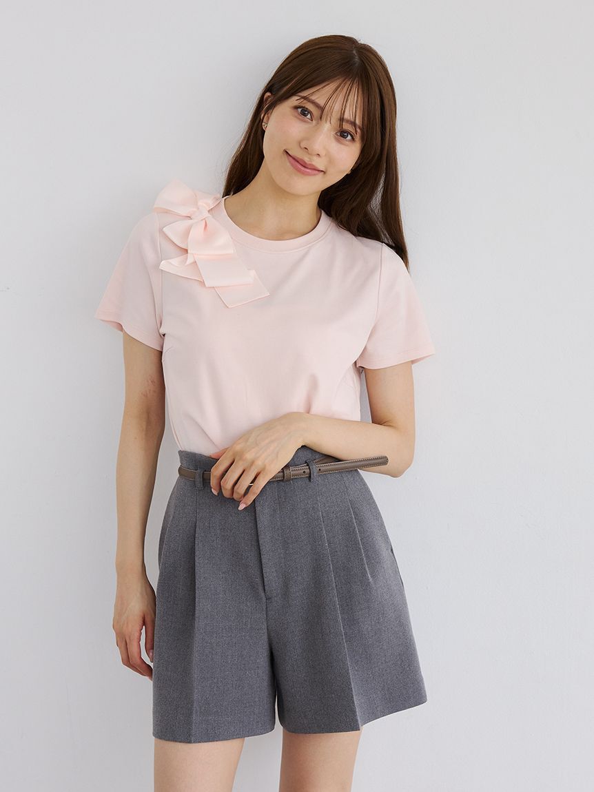 CELFORD「【セットアップ対応】ベルト付きタックショートパンツ」|その他|