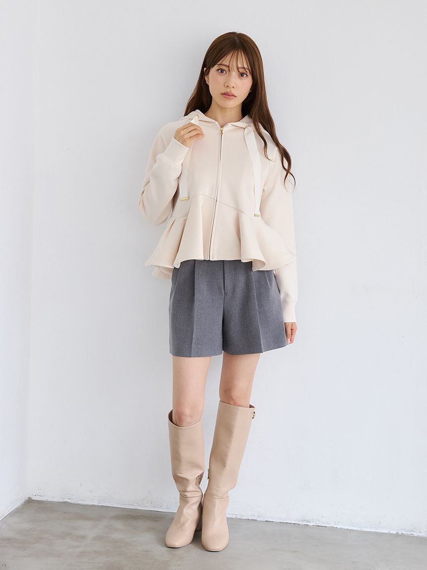 CELFORD「【セットアップ対応】ベルト付きタックショートパンツ」|その他|