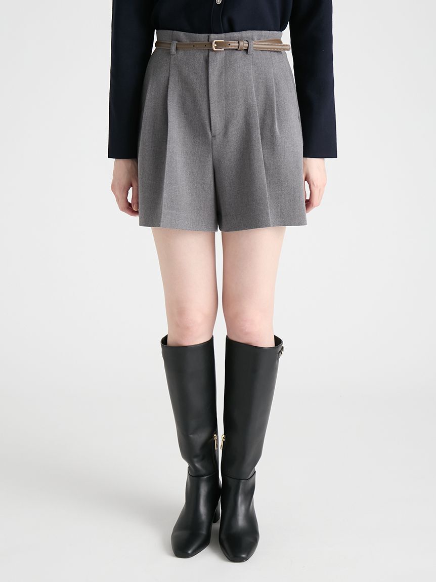 CELFORD「【セットアップ対応】ベルト付きタックショートパンツ」|その他|