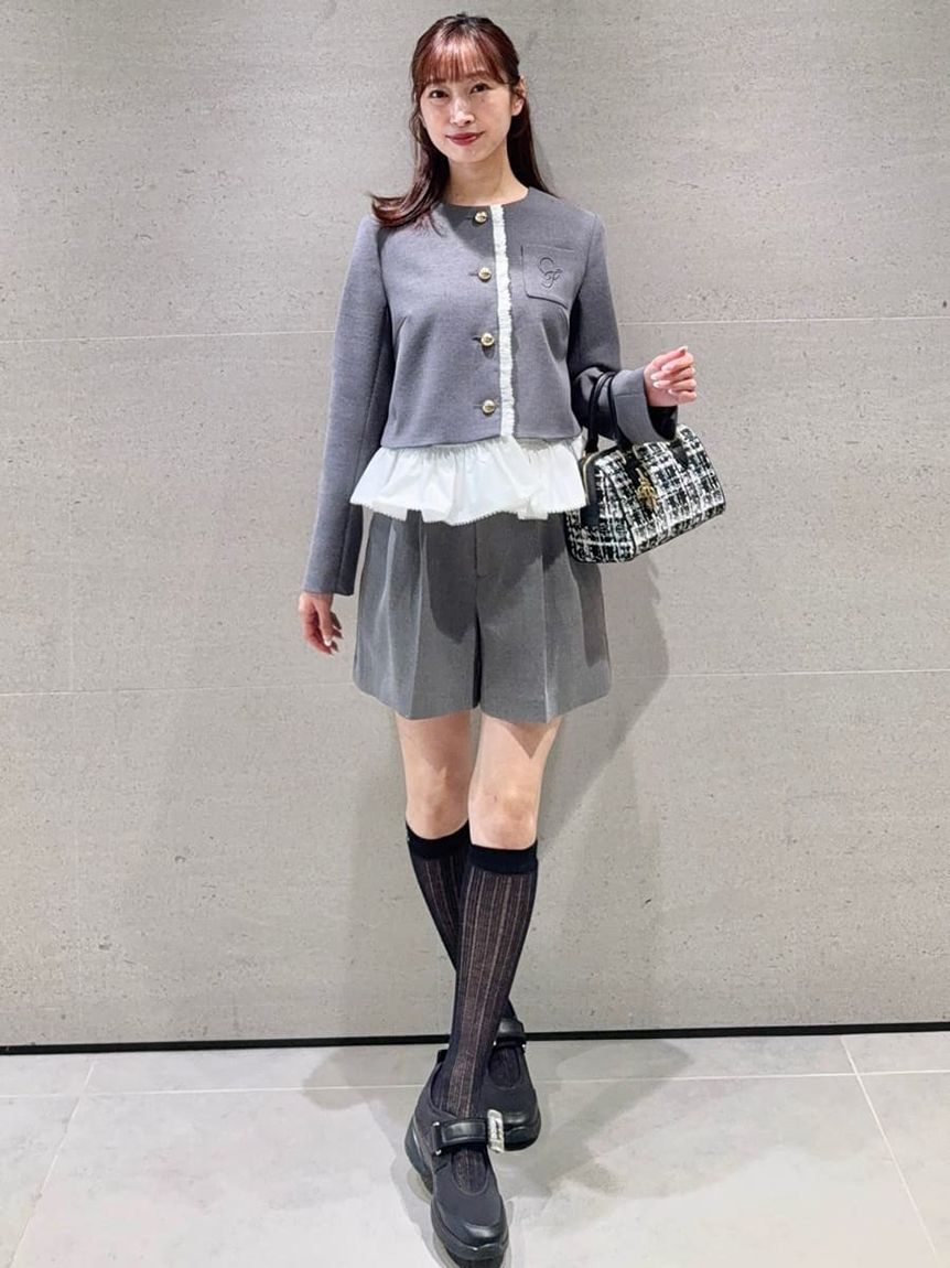 CELFORD「【セットアップ対応】ベルト付きタックショートパンツ」|その他|