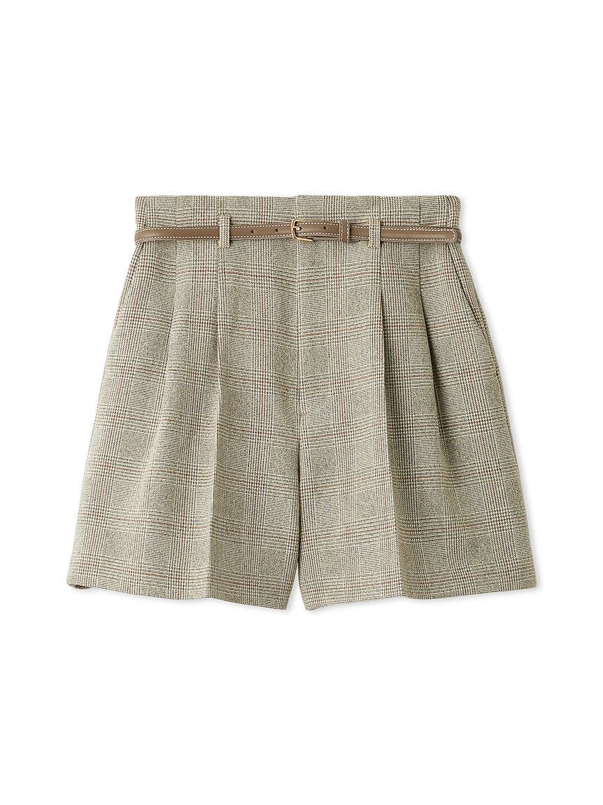 CELFORD「【セットアップ対応】ベルト付きタックショートパンツ」|その他|