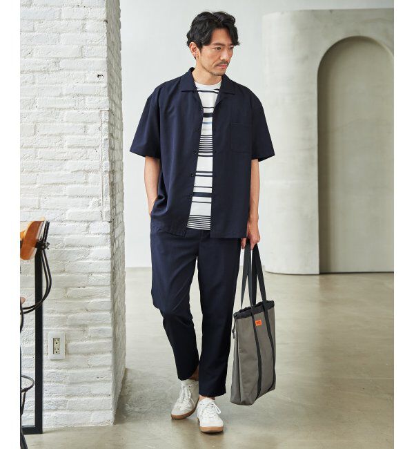ikka「【MonoMax &times; 小泉孝太郎】Reflax(R)冷感UVイージーアンクルパンツ「小泉孝太郎さん着用モデル」」|スラックス|