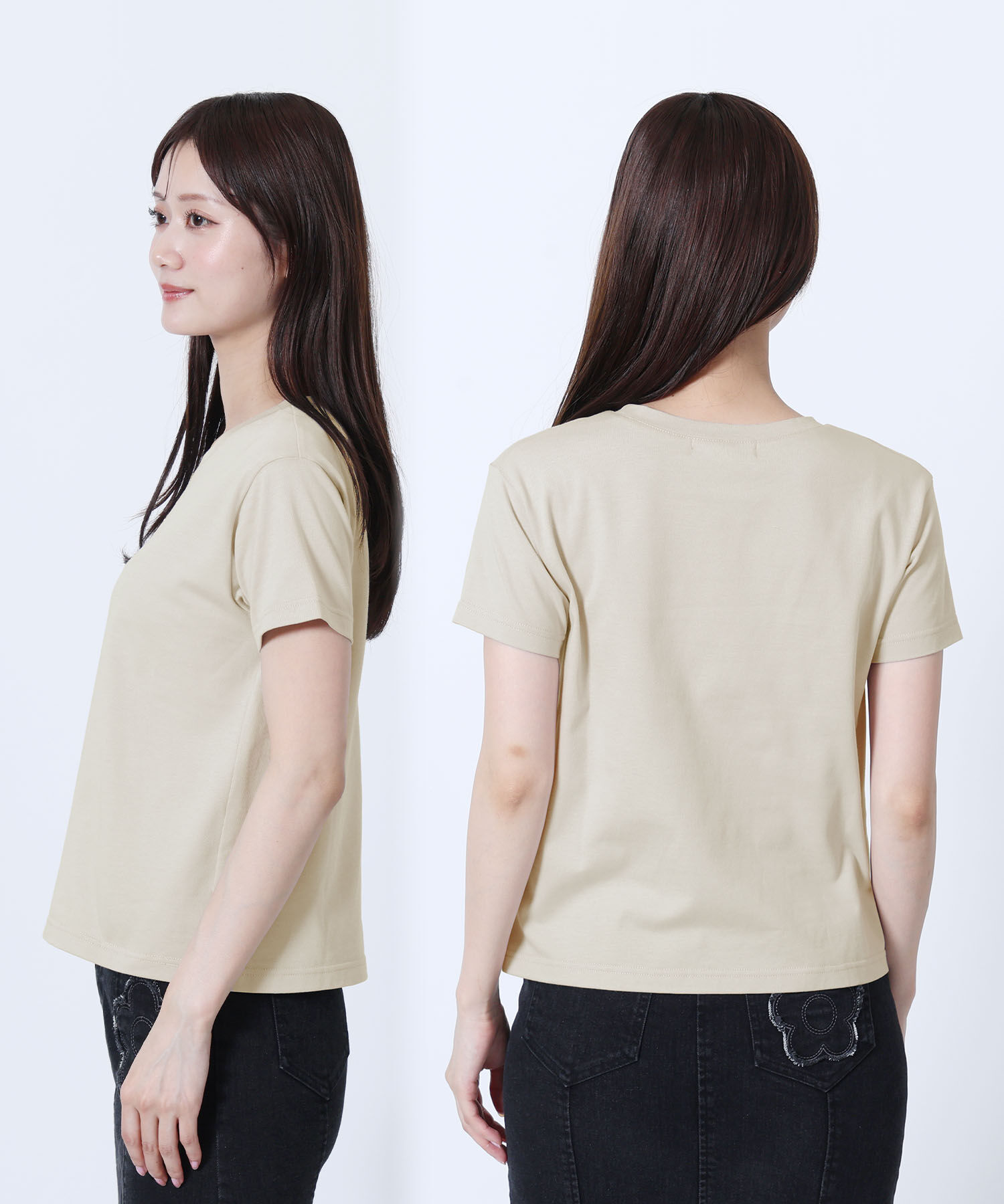 MARY QUANT「3Dロゴ刺繍 Tシャツ」|Tシャツ・カットソー|