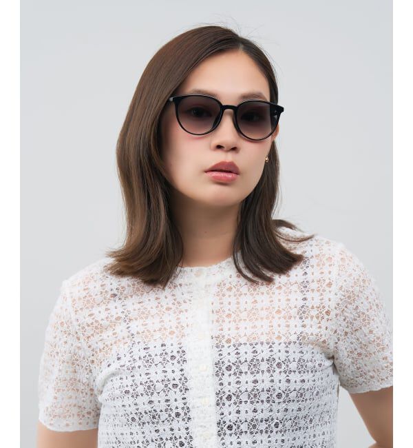  「SUNGLASSES COLLECTION ボストン型 サングラス | カラーレンズ 紫外線対策 UVカット」|サングラス|ブラック系その他1
