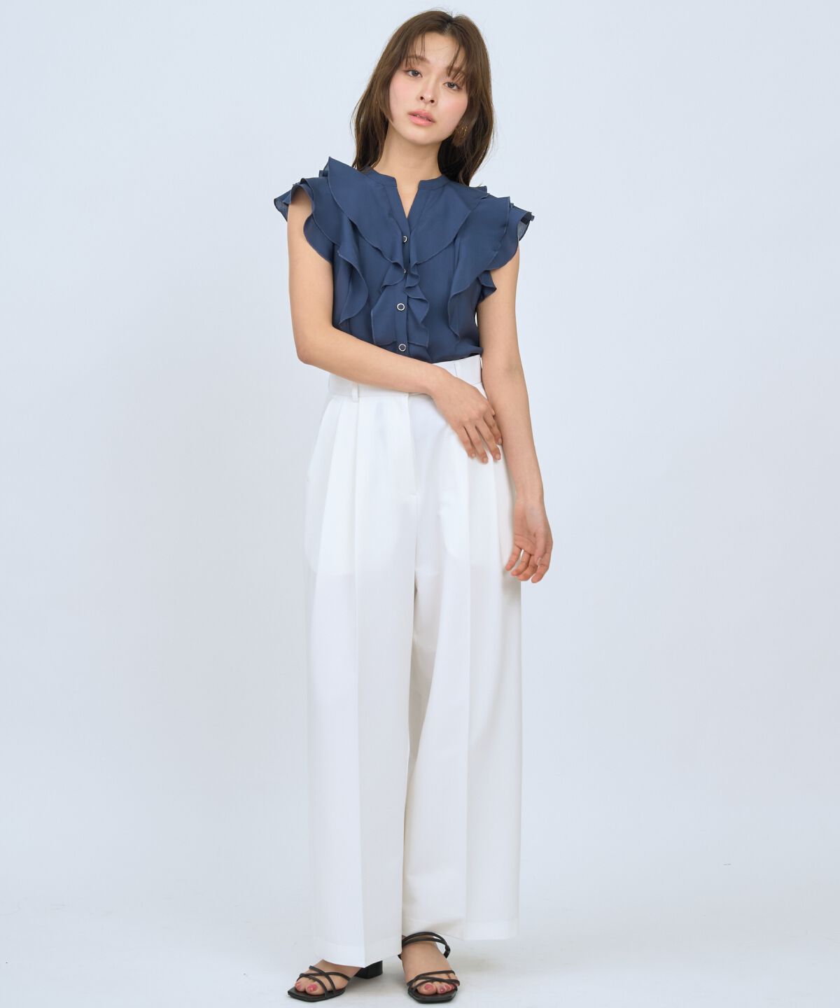 アンドクチュール「2タックワイドパンツ」|その他|