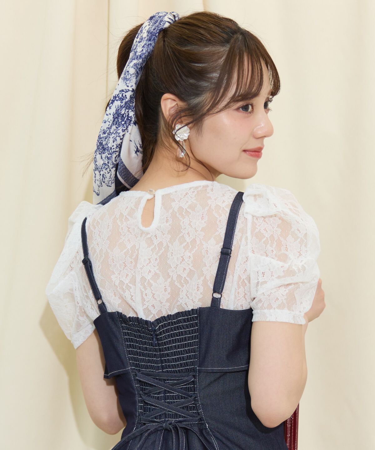 WILLSELECTION「ドレープリボンマーメイドジャンスカ」|ワンピース|