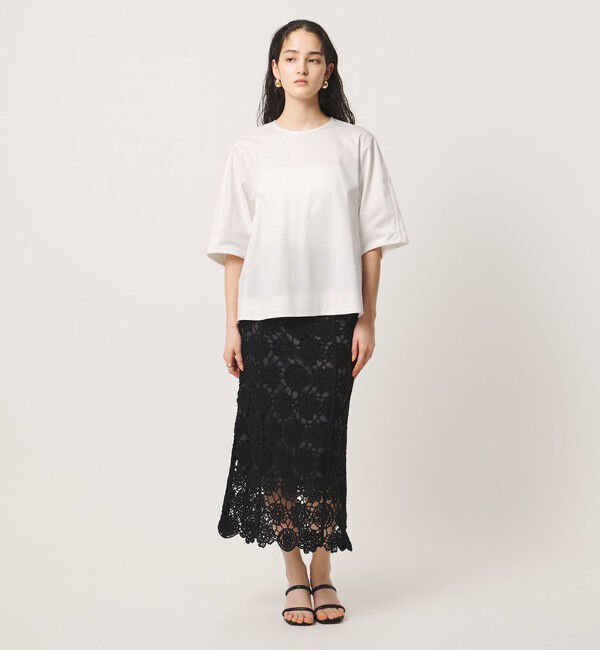 UNITED ARROWS「トリコット フォーム Tシャツ」|Tシャツ・カットソー|