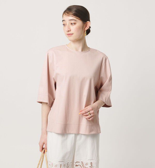 UNITED ARROWS「トリコット フォーム Tシャツ」|Tシャツ・カットソー|