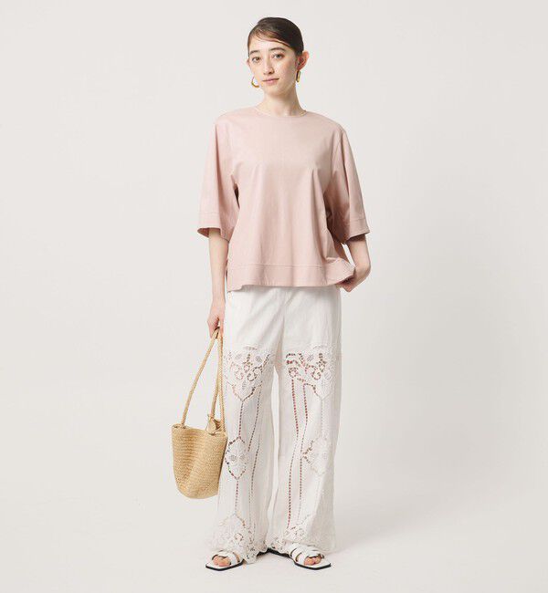 UNITED ARROWS「トリコット フォーム Tシャツ」|Tシャツ・カットソー|