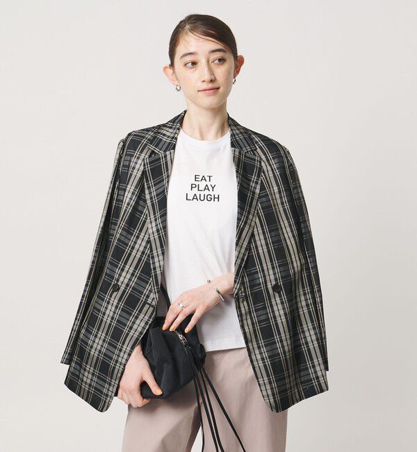 UNITED ARROWS「【別注】＜HANDTEX＞Tシャツ ‐3TIPS‐」|Tシャツ・カットソー|WHITE
